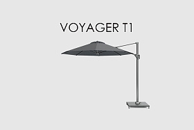 Зонт Voyager T1 ANTHRACITE — LIGHT GREY