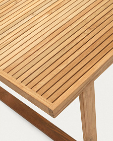 Canadell Уличный стол из 100% переработанного тикового дерева 220 x 100 см