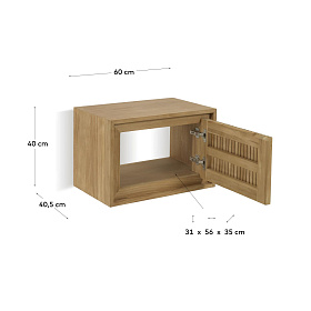 Тумба для ванной из массива тика Taciana 60 x 40 см