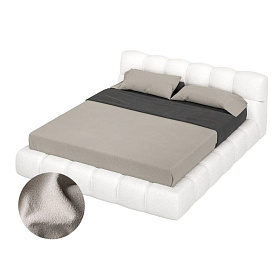 Кровать с подъемным механизмом Wanda 180*200 ткань Loop 2 cream (Textil Nova)