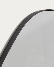 Anera Зеркало в раме из черного металла 84 x 108,5 см