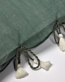 Чехол на подушку Varina из 100% хлопка зеленый 45 x 45 см