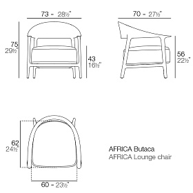 Кресло мягкое Africa