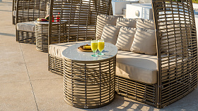 Стол приставной Surabaya NATURAL RATTAN