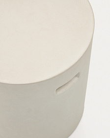 Aiguablava Подставка для ног из белого цемента Ø 37 см