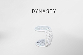 Столик для лежака Dynasty WHITE