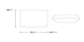 Подушка декоративная Mesh 62 x 38