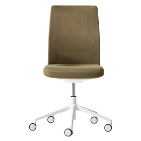 Офисное кресло ESITT с синхромеханизмом и сетчатой спинкой (черная версия)