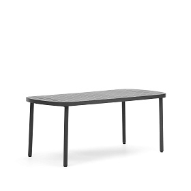 Joncols Уличный алюминиевый стол с серой отделкой 180 x 90 см
