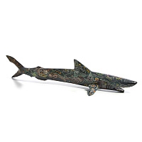 Фигурка Shark деревянная