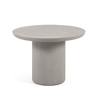 Круглый бетонный уличный стол Taimi Ø 110 см