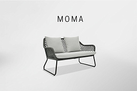 Диван двухместный Moma ANTHRACITE