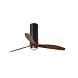 Потолочный вентилятор Tube Fan мат. черный/деревянный 128 см