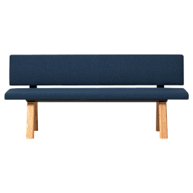 Скамейка Plania Bench со спинкой 160 см