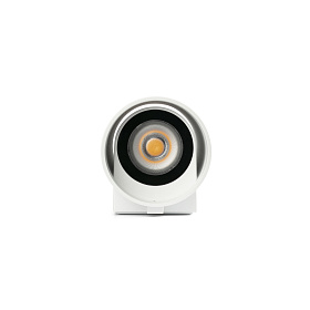 KOV 2L Настенный светильник круглый белый LED 2x6W 2700K 34°/14°