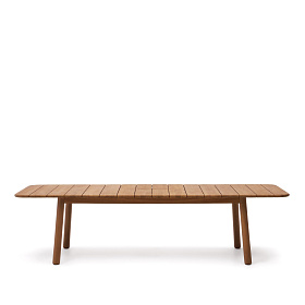Раздвижной стол Turqueta из массива тикового дерева, 220 (294) x 100 см