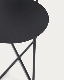 Журнальный столик Vidalita черный металл 56,5 x 35 cm