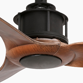 Потолочный вентилятор Just Fan черный/древесный 81 см SMART