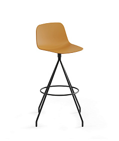 Барный стул Maarten Swivel Bar Stool Base пластиковая низкая спинка