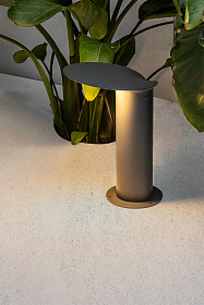Ландшафтный светильник Lotus темно-серый 35 см