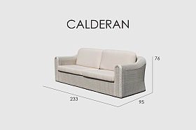 Диван Calderan WHITE WASH 