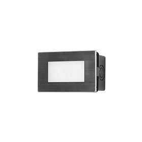 Настенный светильник IP65 RECT LED 2.3 SW 3000-4000-6500K нержавеющая сталь