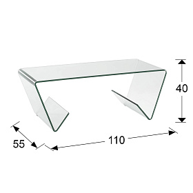 Журнальный столик Glass III