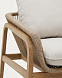 Комплект Vellana: 3-местный диван, 2 кресла и журнальный столик из 100% массива акации